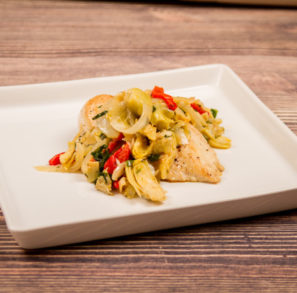 Chicken with Artichokes and Peppers