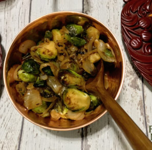 Maple-Caraway Brussels Sprouts