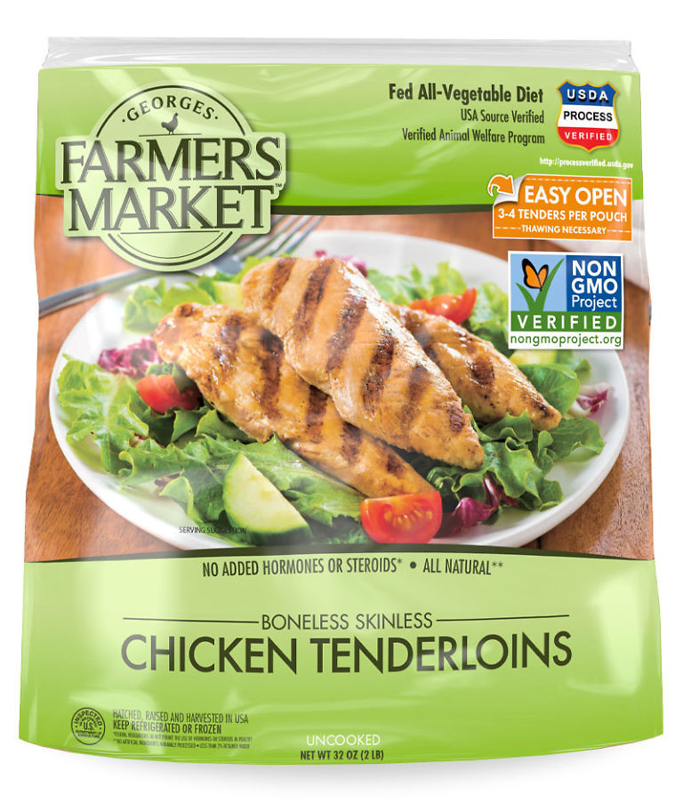 Frozen Individually Pouched Chicken Breast Tenderloins
