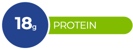 18g protein graphic