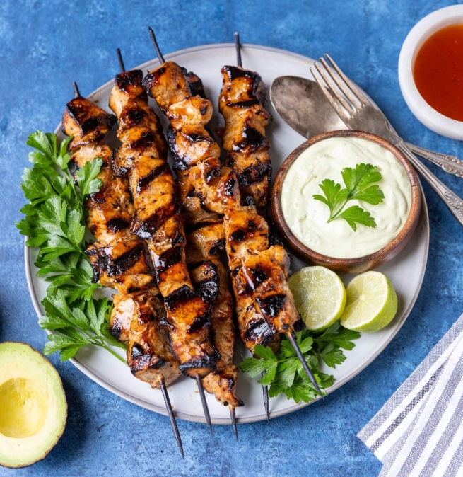 Honey-Sriracha-Kebabs