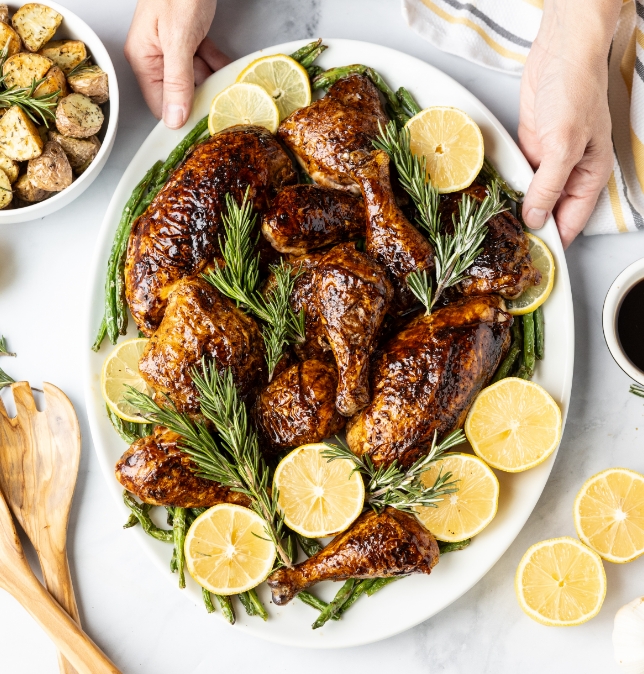 Balsamic-Glazed-Roasted-Chicken